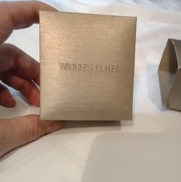 New in Box! Warren James, Silver and Cubic Zirconia Necklace and Earrings Set - Picture 8 of 9